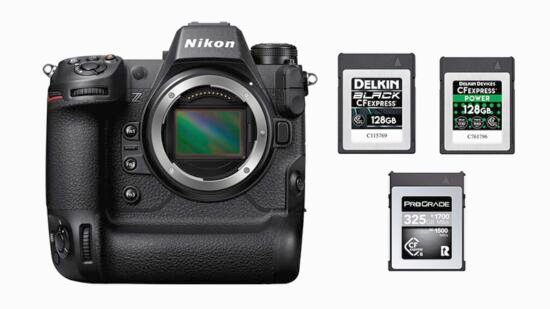 Cartões de memória CF para Nikon Z9